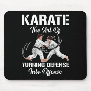 Karate Training Offence Black Belt Sport Martial A Mouse Mat