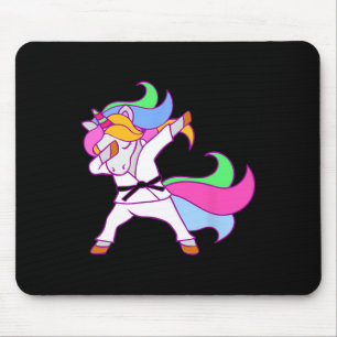 Karate Unicorn Karatecorn Girls  Mouse Mat