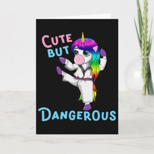 Karate Unicorn Kickboxing Martial Arts Jiu Jitsu F Card