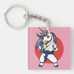 Karate Unicorn The cutest fighter Key Ring
