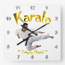 Karate Wall clock