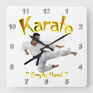 Karate Wall clock