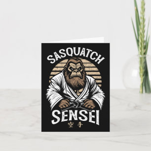 Karate Warrior Legend Sasquatch Sensei Bigfoot Mar Card