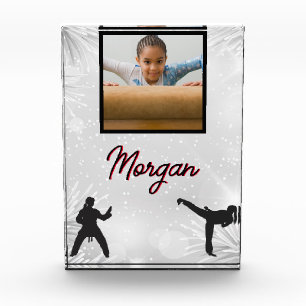 Karate Winter Wonder Personalised Photo & Name 