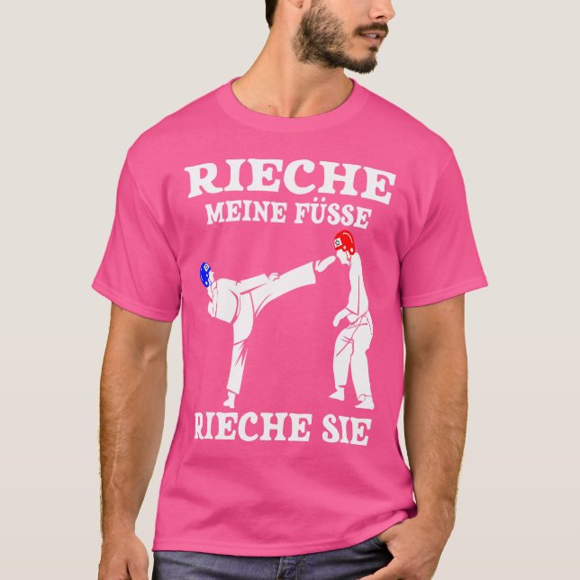 Karate 	 With Kickboxing Design T-Shirt (Front)
