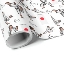 Karate Wrapping Paper