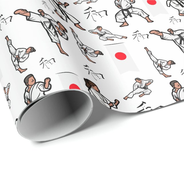 Karate Wrapping Paper (Roll Corner)