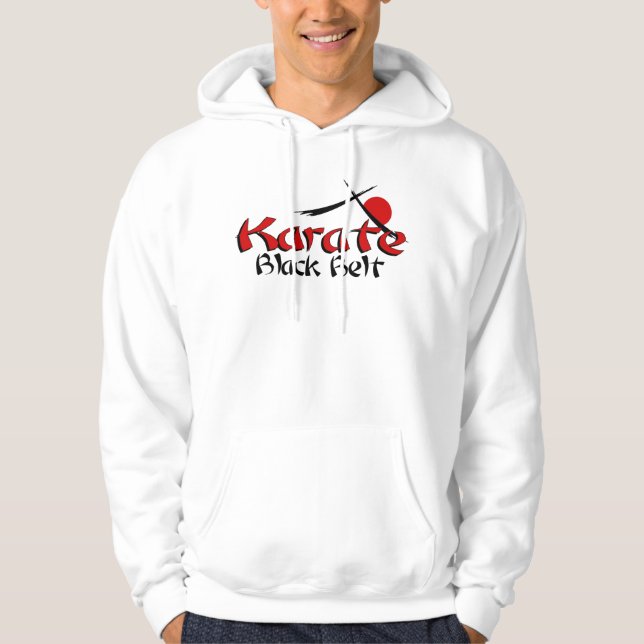 karateblack hoodie (Front)