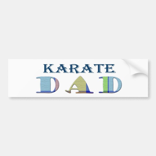 KarateDad Bumper Sticker (Front)