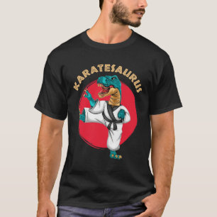 Karatesaurus Funny Karate Dinosaur T-Shirt