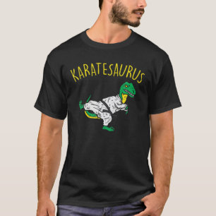 Karatesaurus Trex Karate Funny Dinosaur Martial Ar T-Shirt