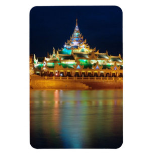 Karaweik Palace, Yangon, Burma, Myanmar Magnet