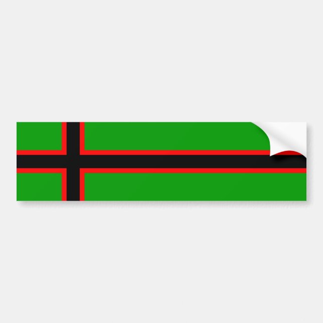 Karelia National Flag Bumper Sticker (Front)