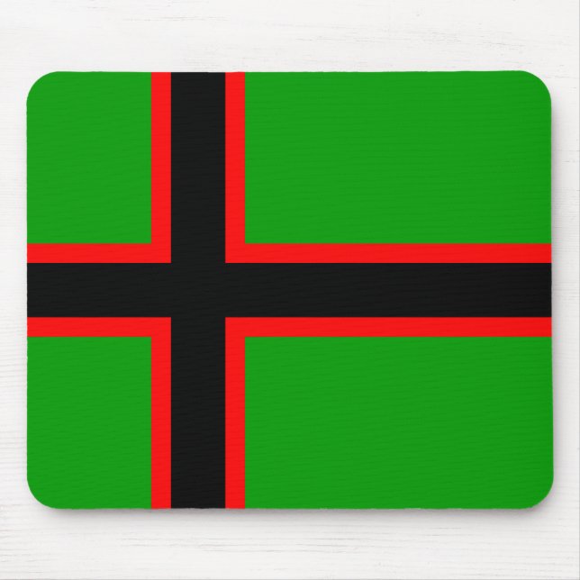 Karelia National Flag Mouse Mat (Front)