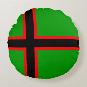 Karelia National Flag Round Cushion