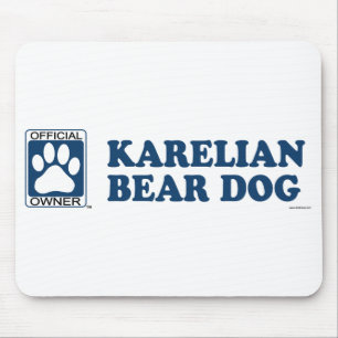 Karelian Bear Dog Blue Mouse Mat