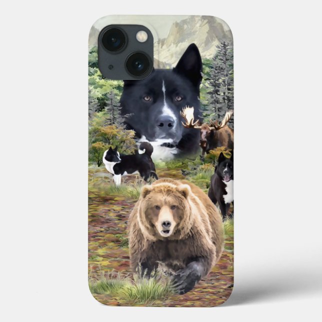 Karelian Bear Dog     Case-Mate iPhone Case (Back)