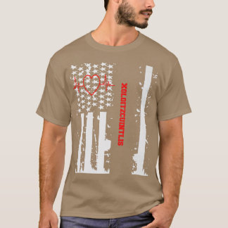 Karelian Bear Dog Dog Graphic with Vintage USA Fla T-Shirt