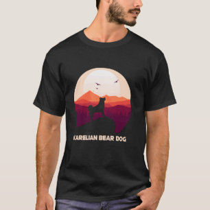 Karelian Bear Dog Silhouette for Dog Lover T-Shirt