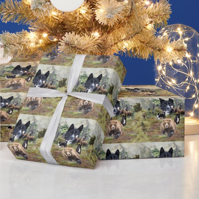 Karelian Bear Dog     Wrapping Paper (Holidays)
