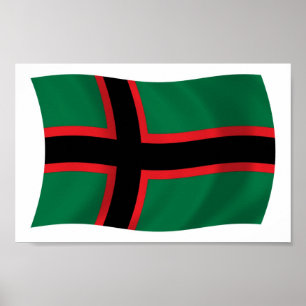 Karelians Flag Poster Print