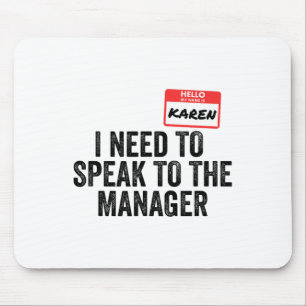 Karen Halloween Costume Funny Couples Matching Laz Mouse Mat