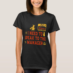Karen Halloween Costume Name is Karen Funny T-Shirt