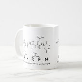 Karen peptide name mug (Front Left)