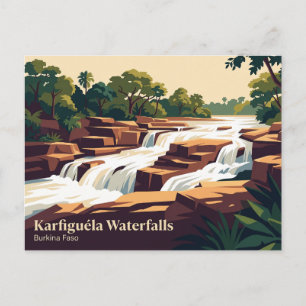 Karfiguéla Waterfalls Burkina Faso Postcard
