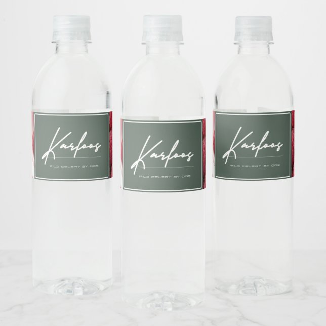 KARFOOS  WATER BOTTLE LABEL (Bottles)