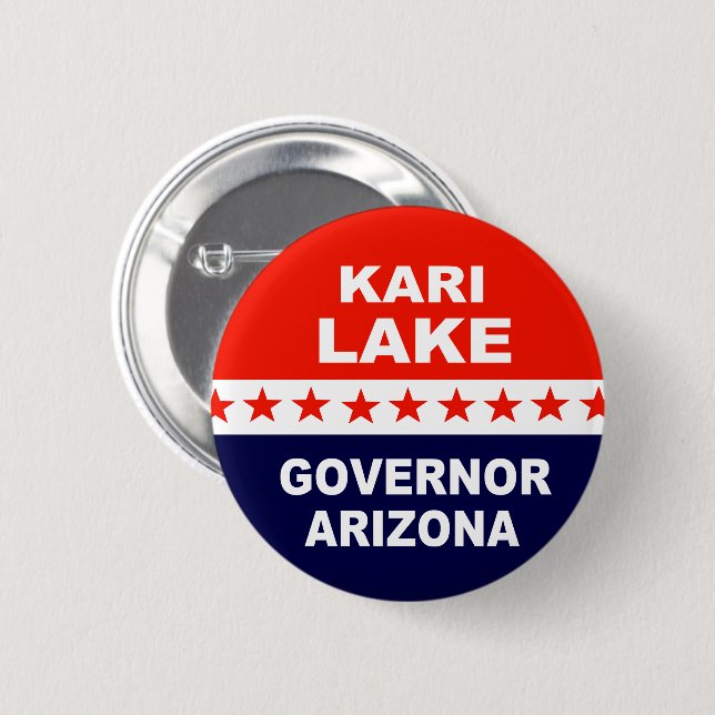 Kari Lake Arizona Governor 6 Cm Round Badge (Front & Back)