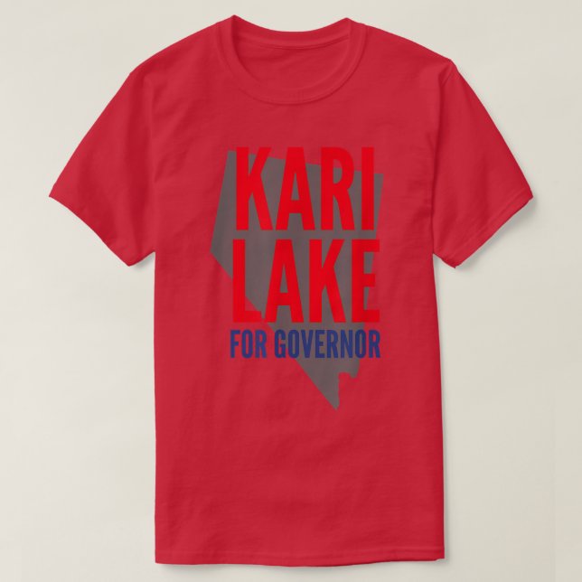 Kari Lake For Governor  T-Shirt (Design Front)