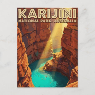 Karijini National Park Australia Postcard