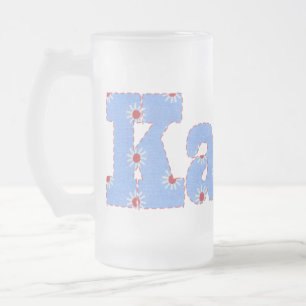 KARIN FROSTED GLASS BEER MUG