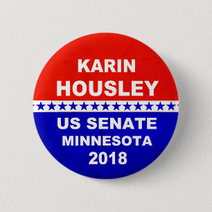Karin Housley US Senate Minnesota 2018 button