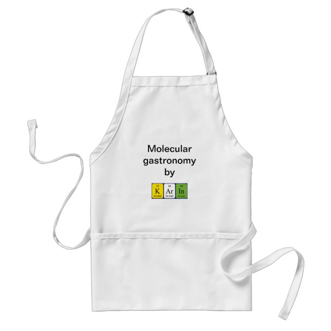 Karin periodic table name apron (Front)