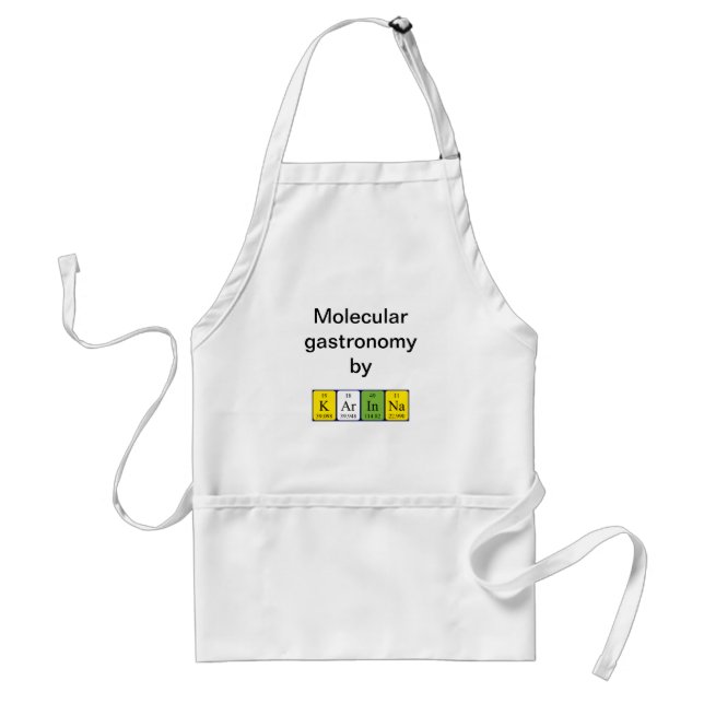 Karinna periodic table name apron (Front)