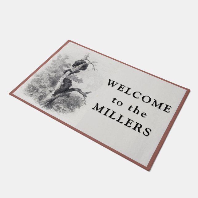 Karl Bodmer - Les Ours The Bears Doormat (Angled)