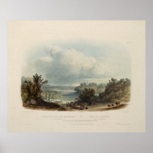 Karl Bodmer: View of the Delaware near Bordentown Poster