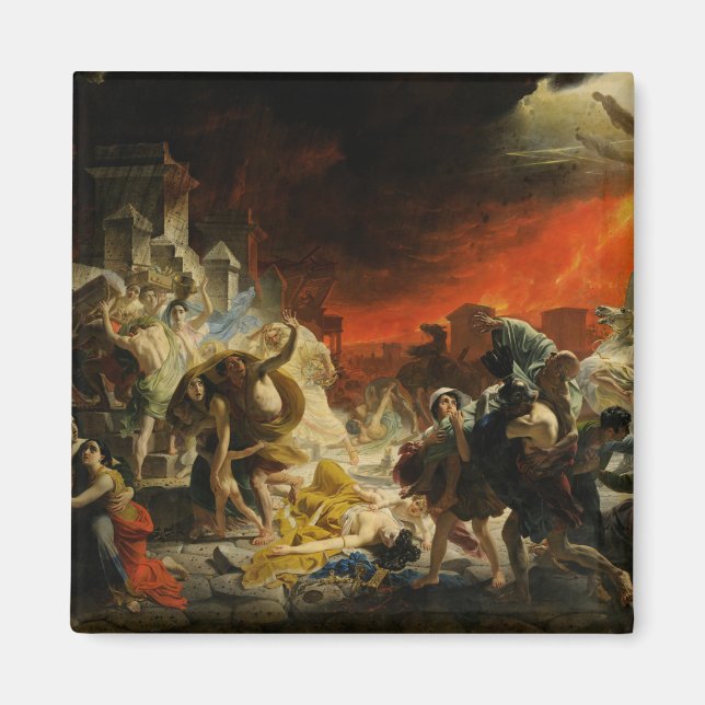 Karl Brullov The Last Day of Pompeii Magnet (Front)
