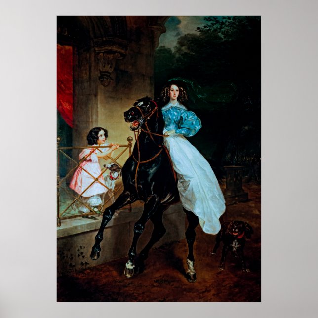  Karl Bryullov: A Rider Poster (Front)