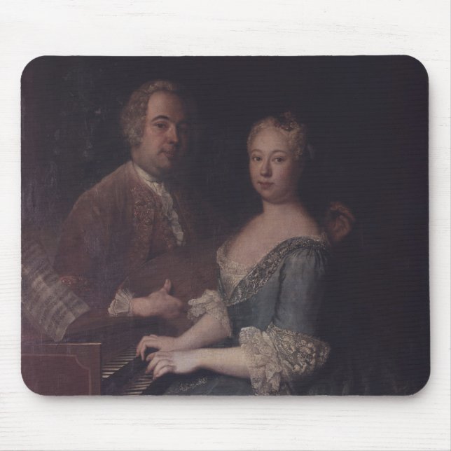 Karl-Heinrich Graun and his wife Anna-Louise Mouse Mat (Front)
