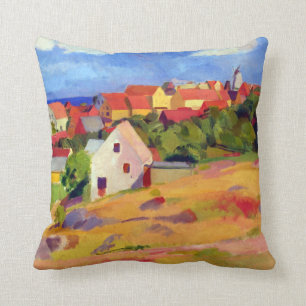 Karl Isakson View over Gudhjem Cushion