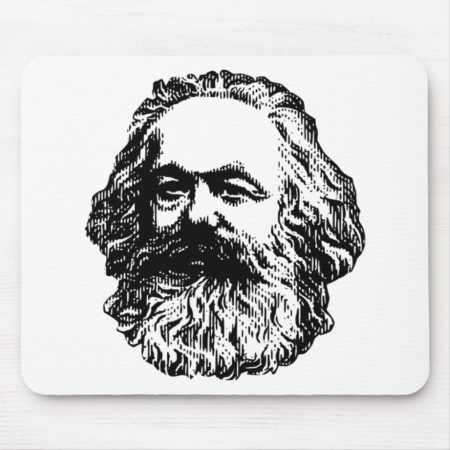 Karl Marx -4jtd4 Mouse Mat (Front)