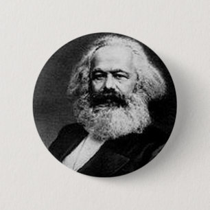 Karl Marx 6 Cm Round Badge