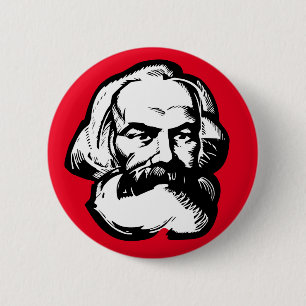 Karl Marx 6 Cm Round Badge