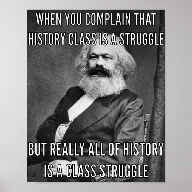 Karl Marx and the struggle Poster (Front)