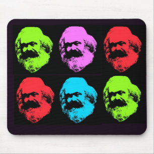 Karl Marx Collage Mouse Mat