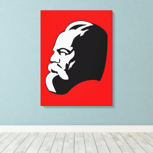 Karl Marx, Communism, Socialism, Soviet Union Canvas Print