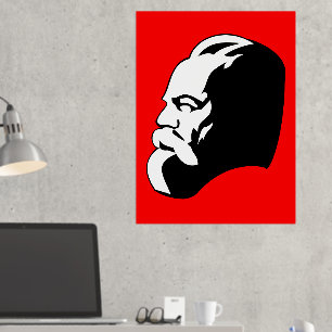 Karl Marx, Communism, Socialism, Soviet Union Foil Prints